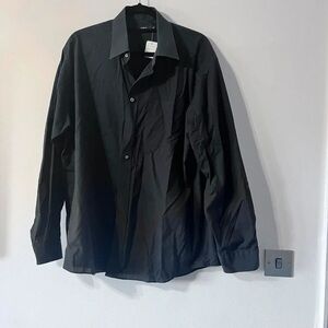 Marshalls Black Button Down Shirt